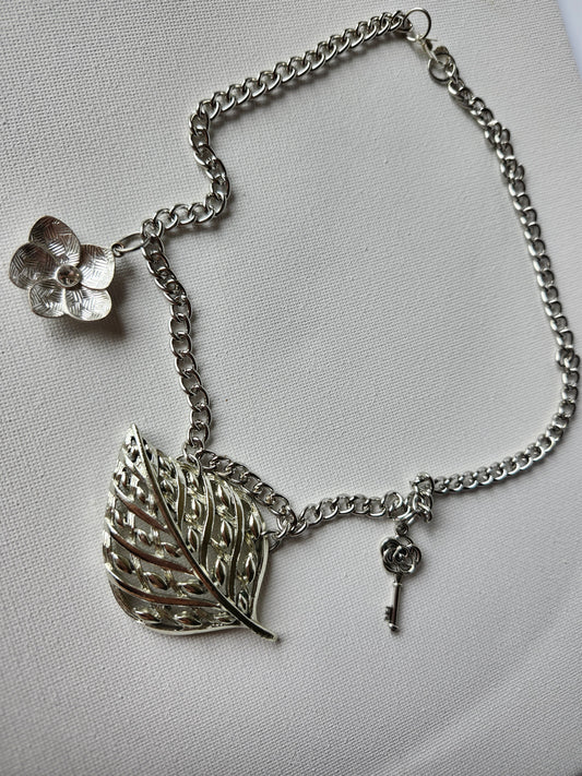 Cottagecore OOAK Upcycled Necklace