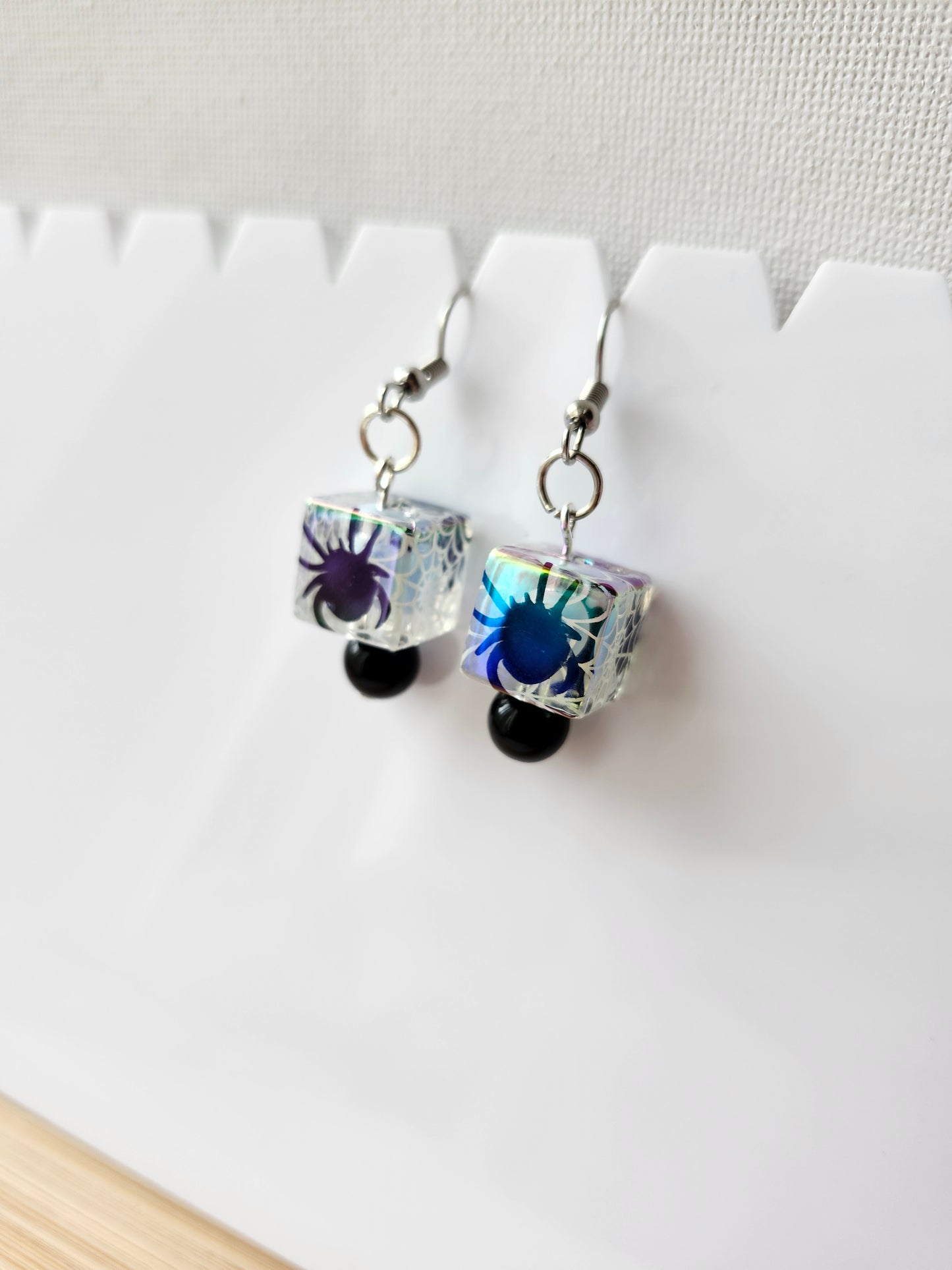 Spooky Spider Halloween Earrings