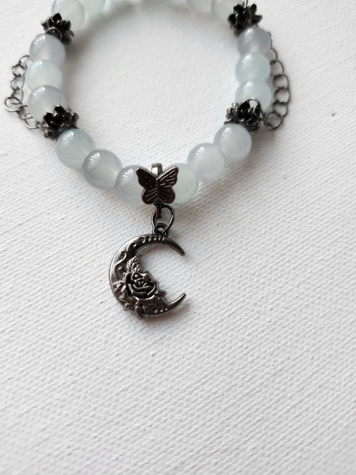 Moonlight Glow Glass Bracelet