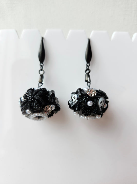 Ghoulish Spider Earrings