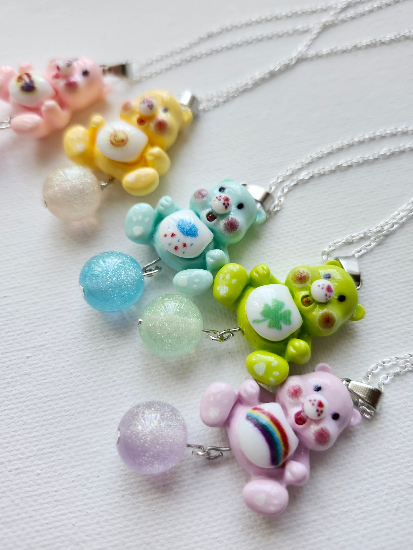Kawaii Care Bear Necklace