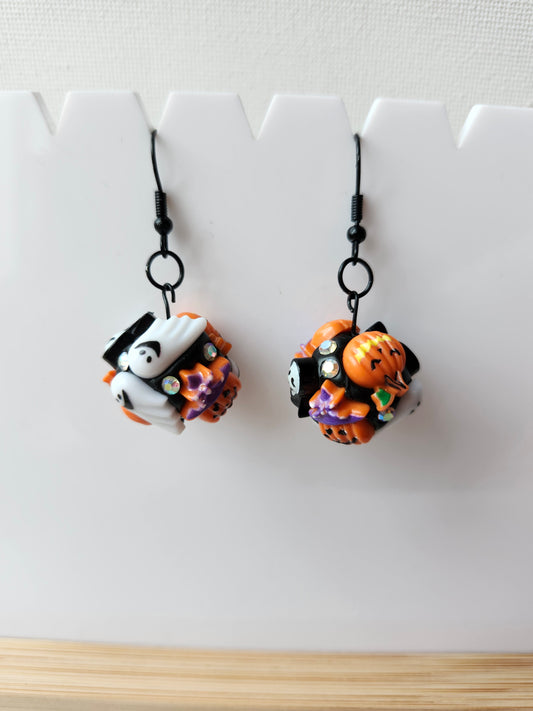 Halloween Confetti Earrings