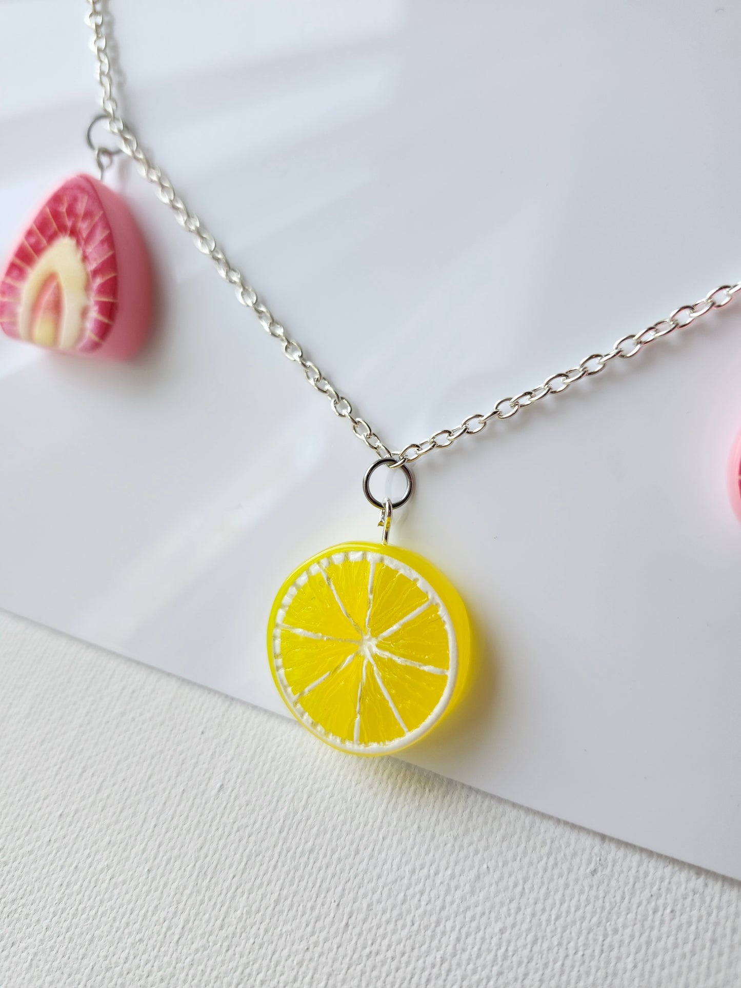Strawberry Lemonade Necklace