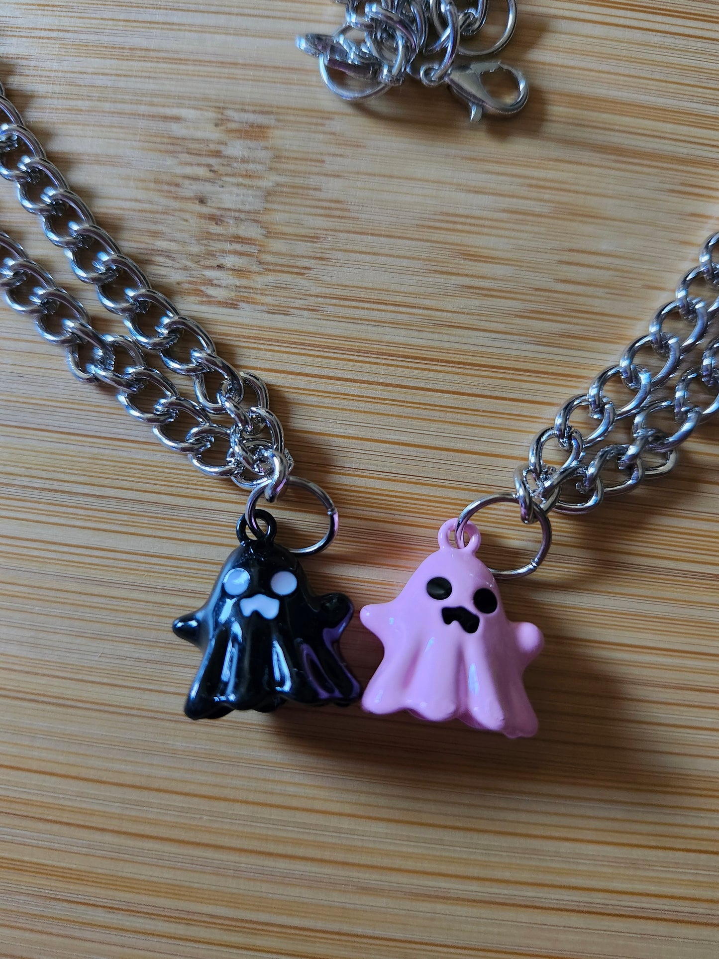 Matching Ghost Necklace Set