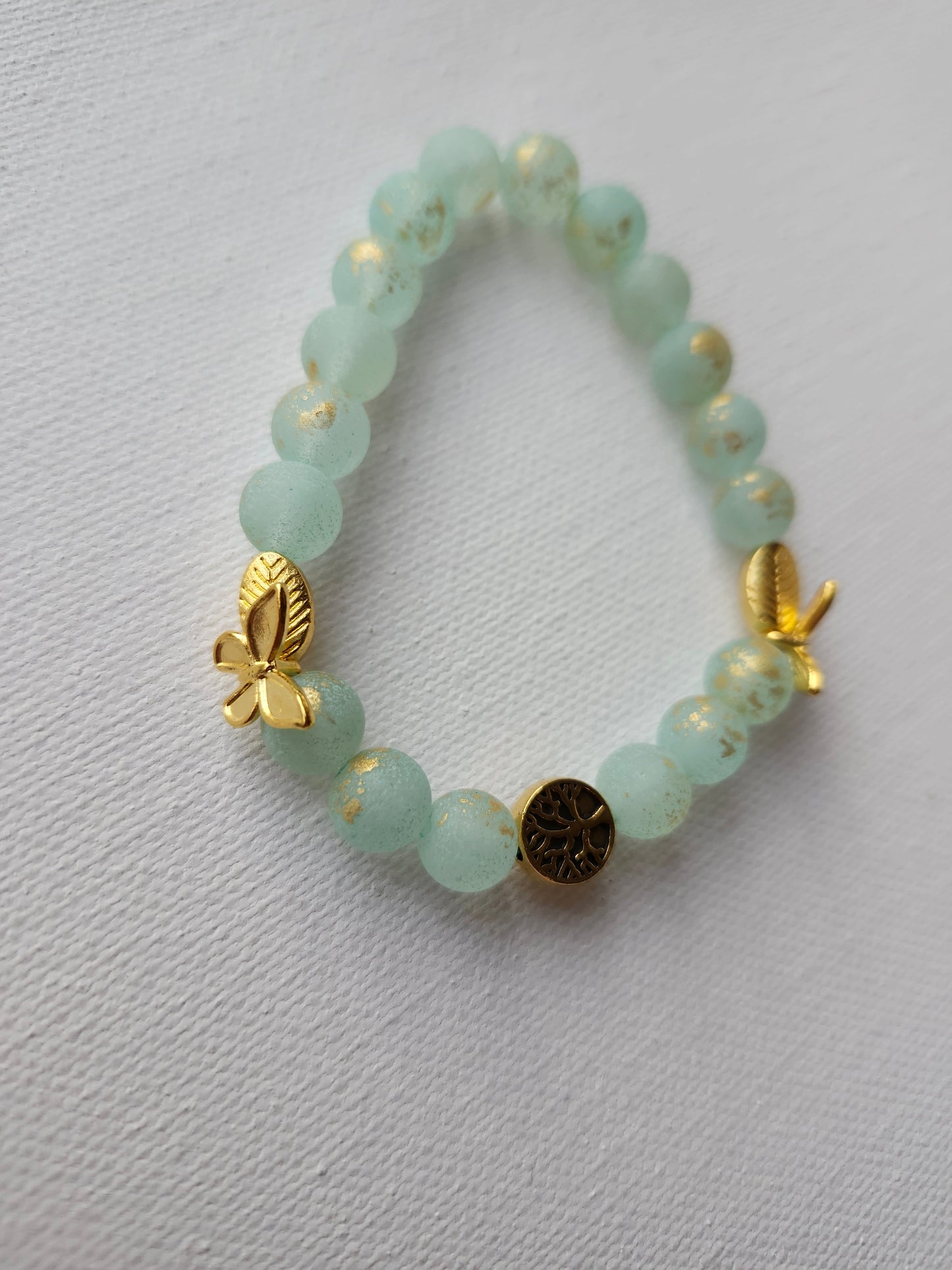 Mother Nature Glass Bead Bracelet
