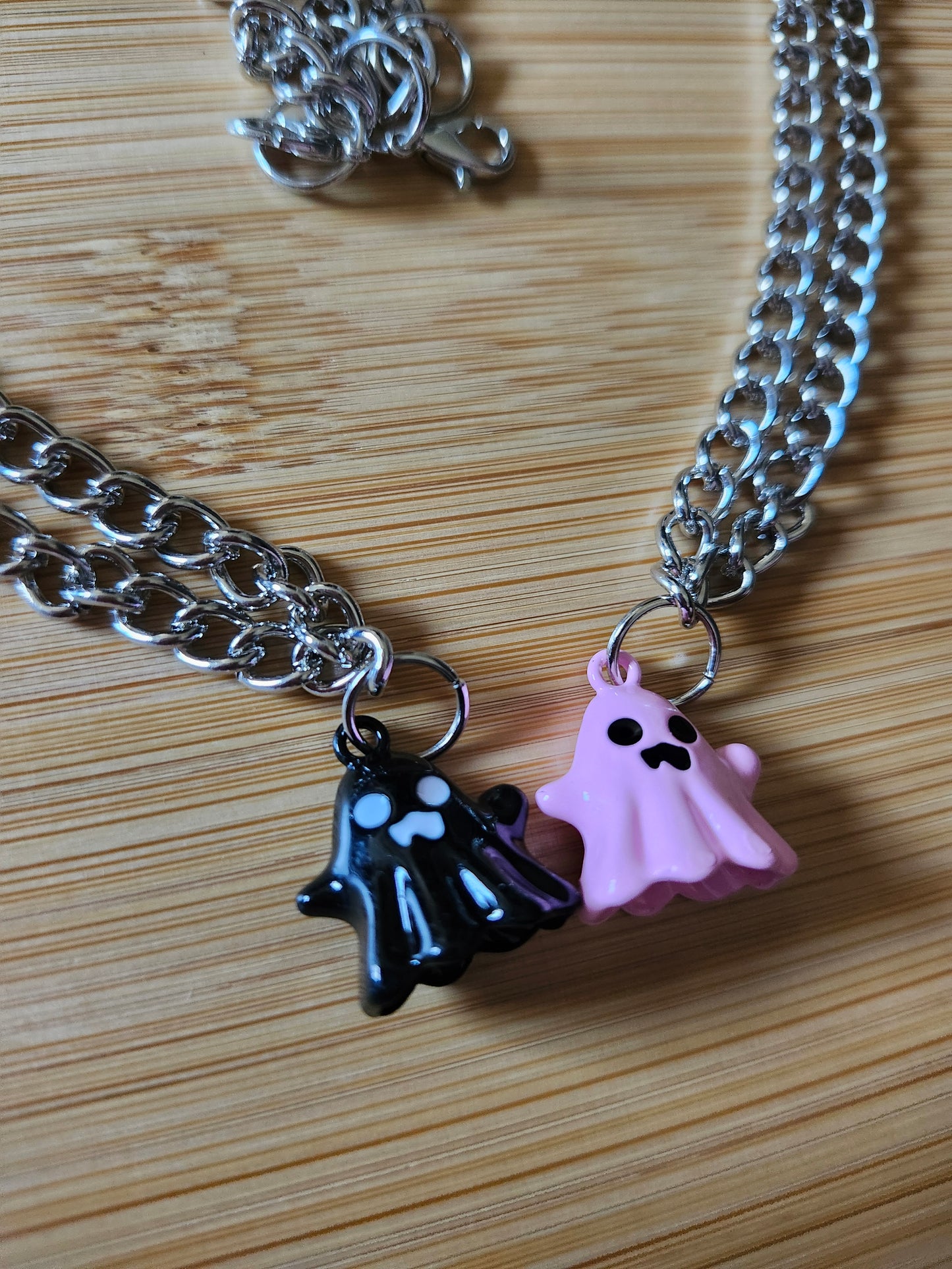 Matching Ghost Necklace Set