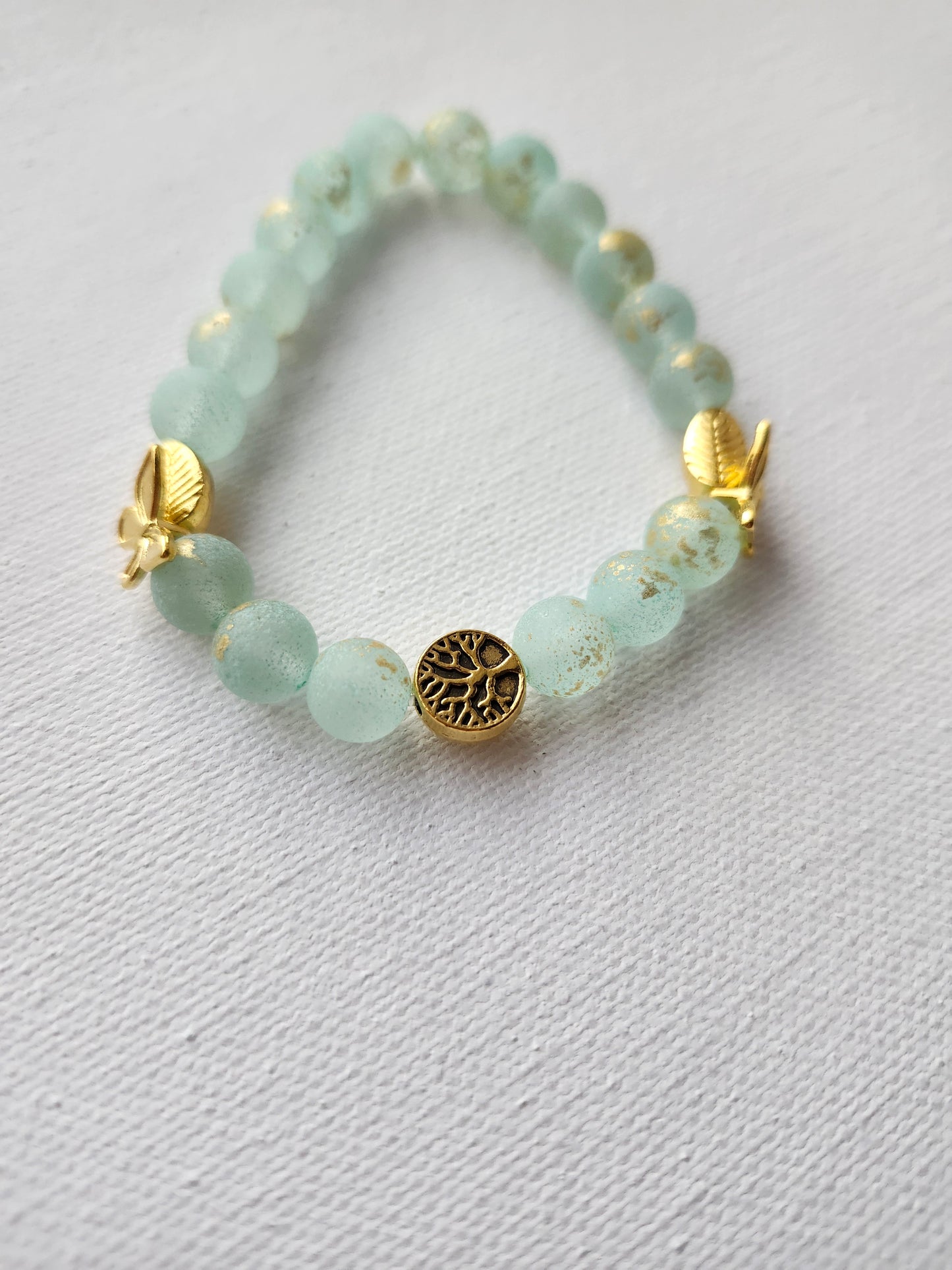 Mother Nature Glass Bead Bracelet