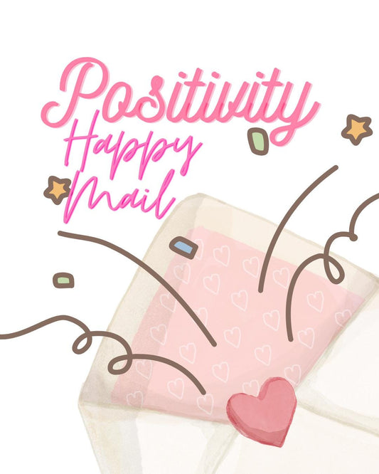 Cute mental health gift envelope featuring cheerful designs and positive messages for uplifting mail