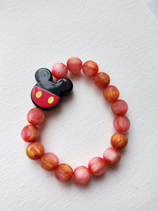 Mickey Mouse Beaded Bracelet