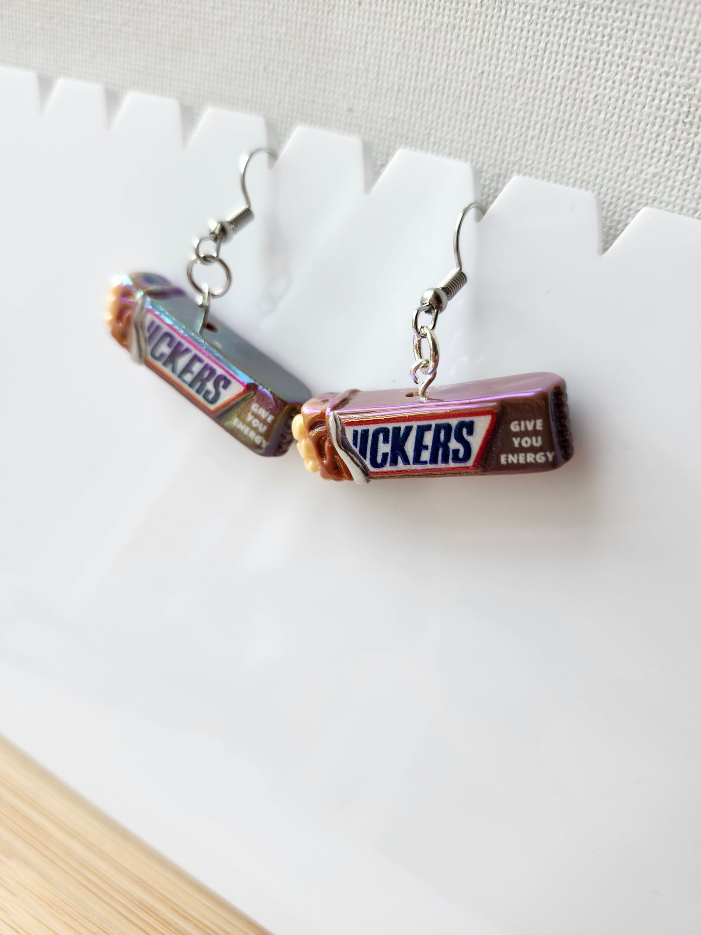 Yummy Snickers Candy Earrings