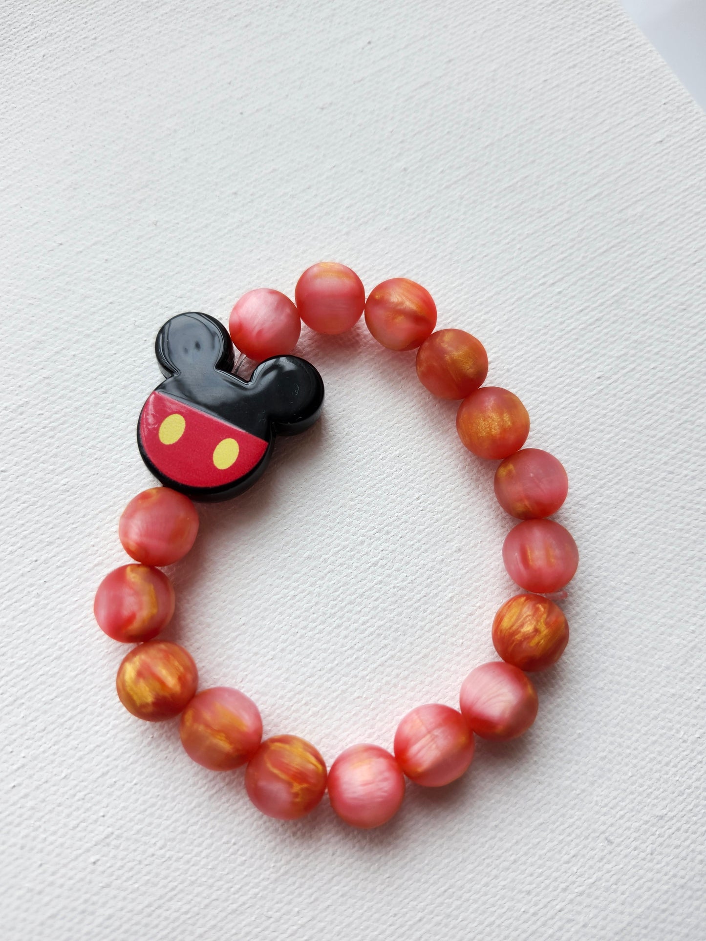 Mickey Mouse Beaded Bracelet