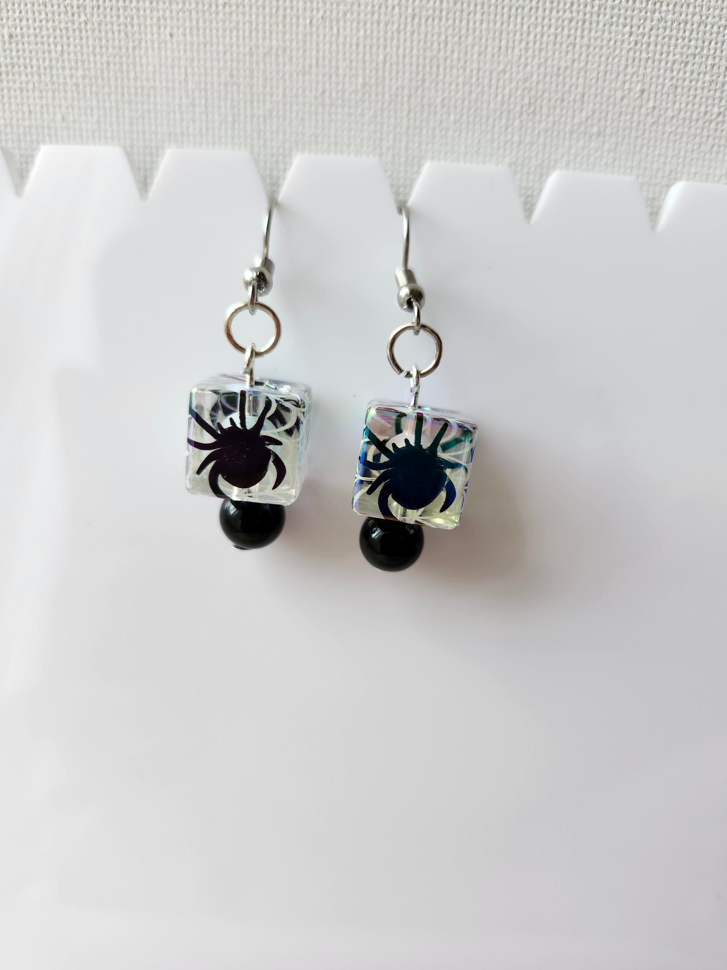 Spooky Spider Halloween Earrings