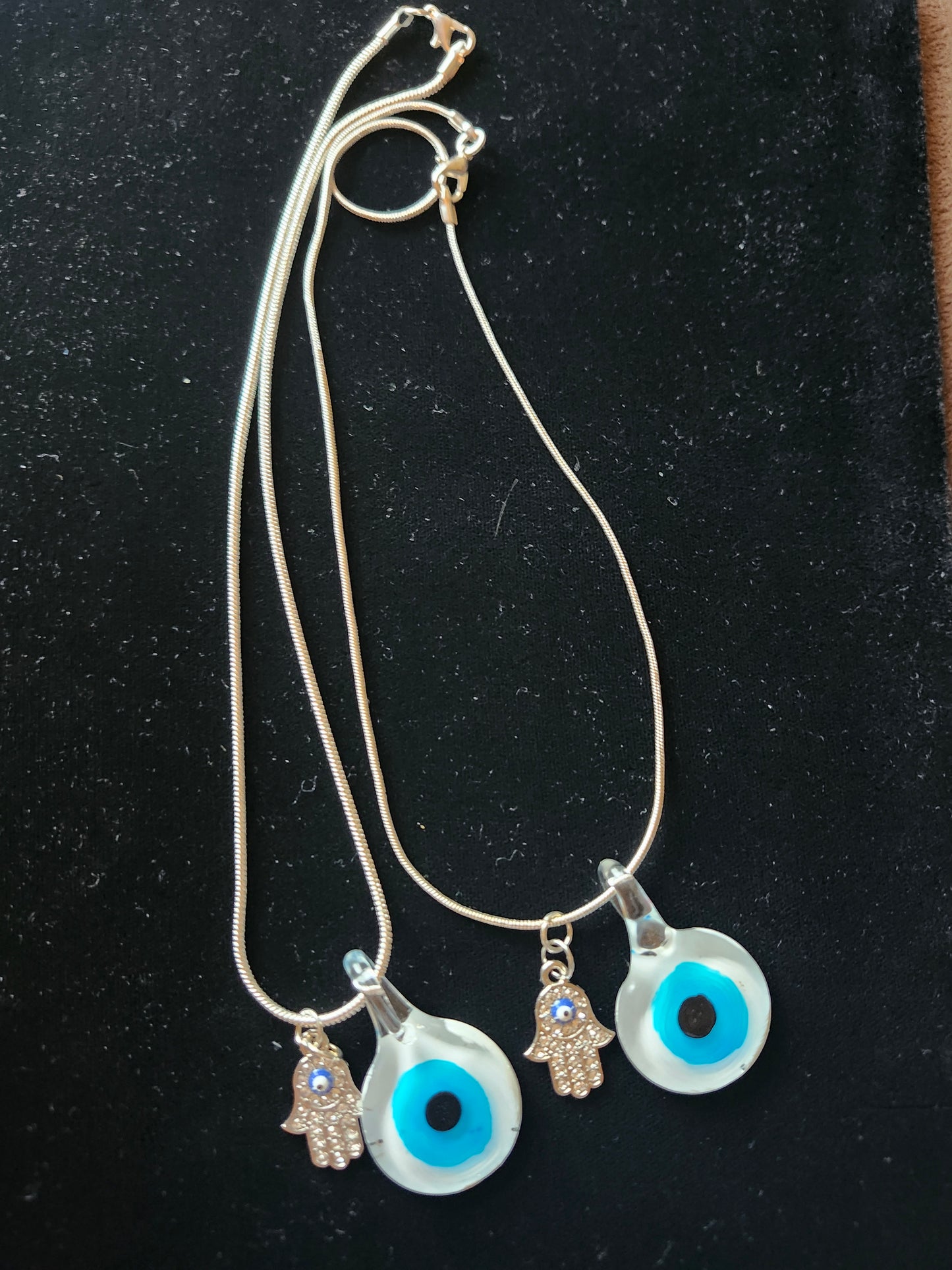 Glass Evil Eye Necklace