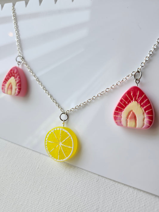Strawberry Lemonade Necklace