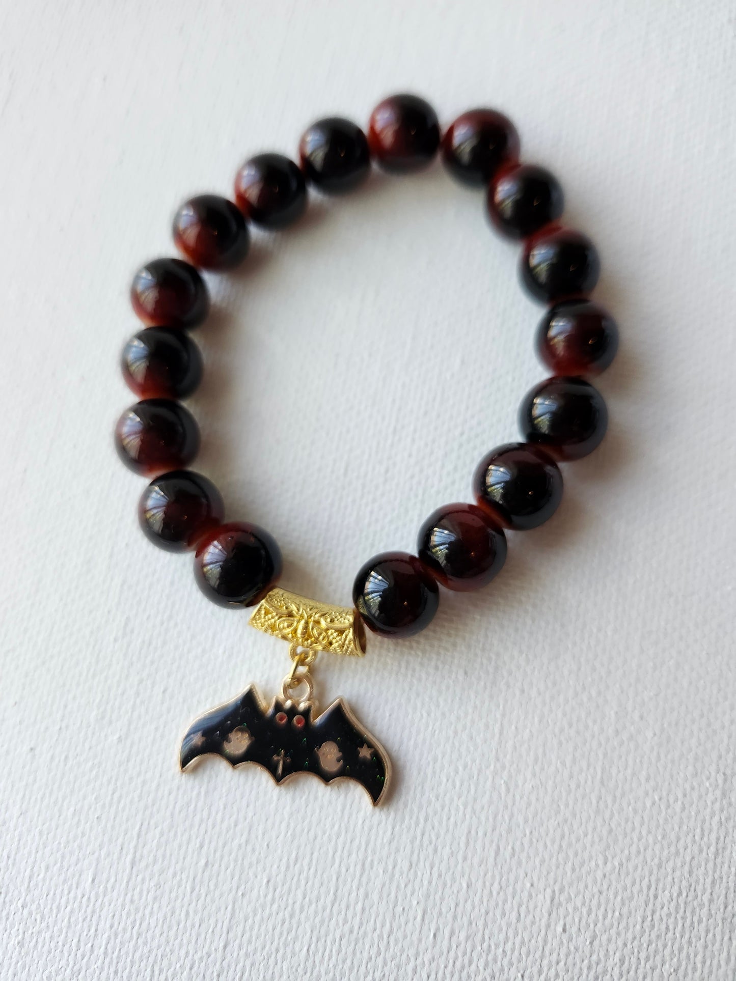 Batty Glass Bead Bracelet