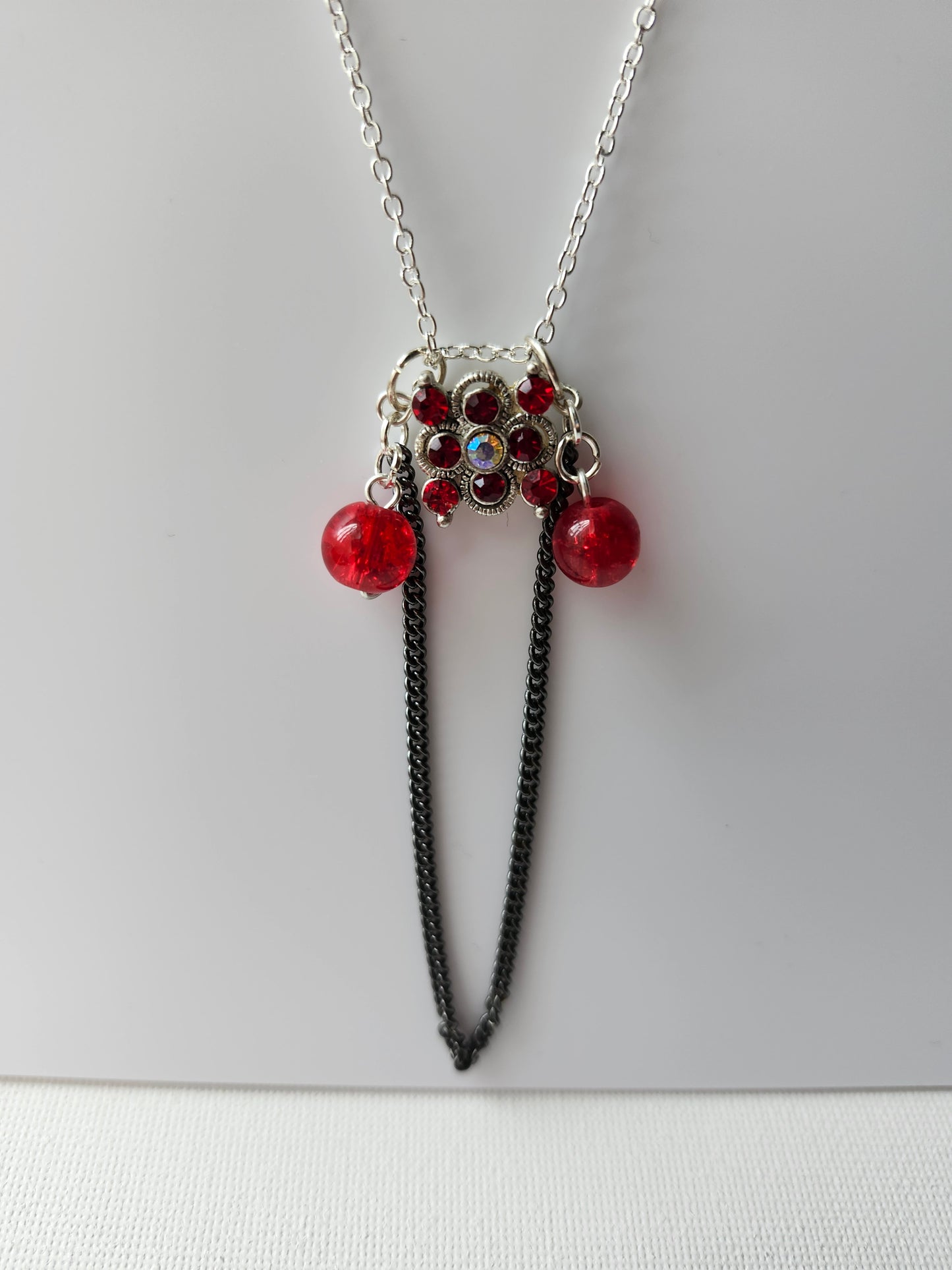 Vampire Princess Upcycled Necklace