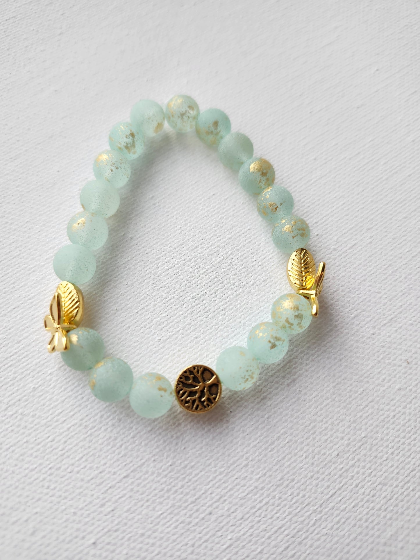 Mother Nature Glass Bead Bracelet