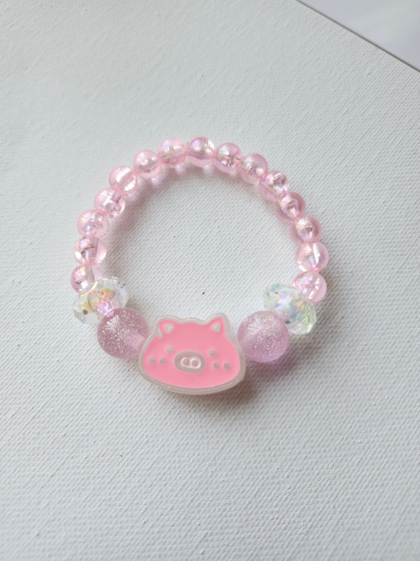 Pink Piggy Bracelet