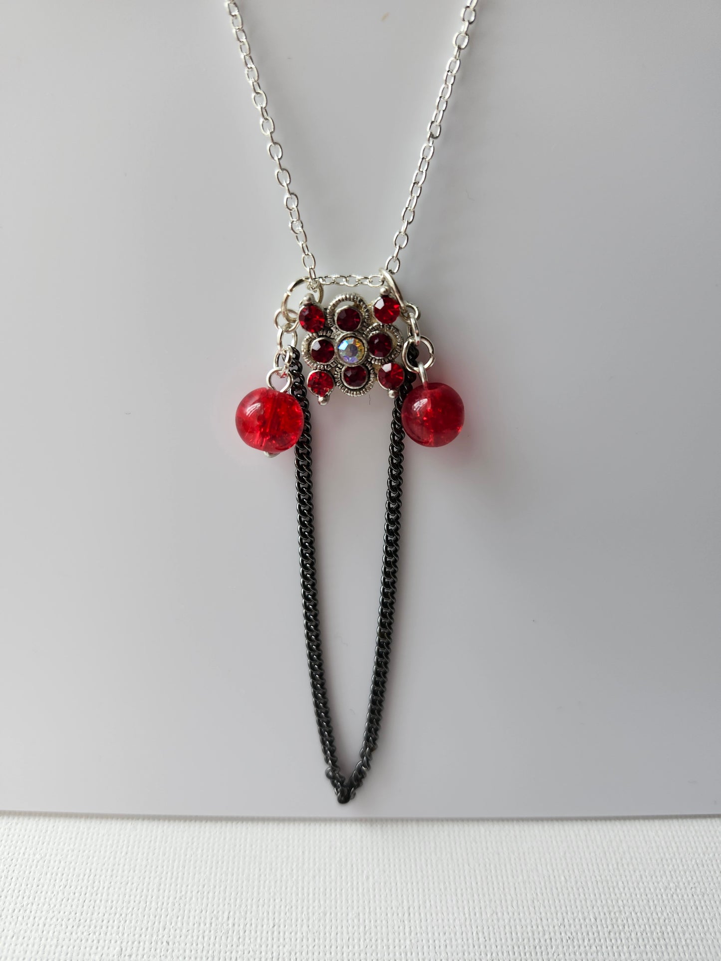 Vampire Princess Upcycled Necklace