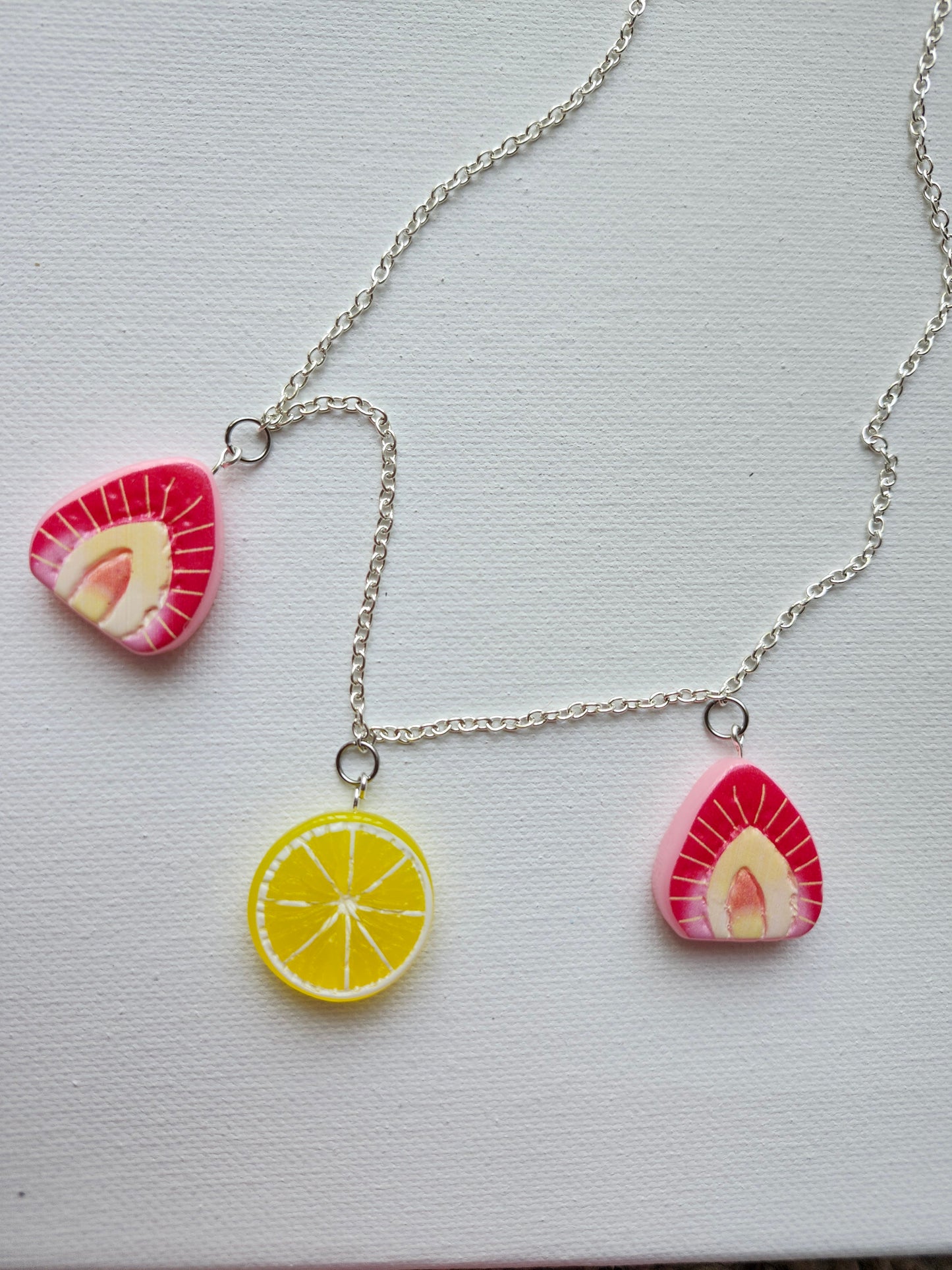 Strawberry Lemonade Necklace
