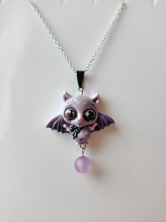 Pastel Bat Necklace
