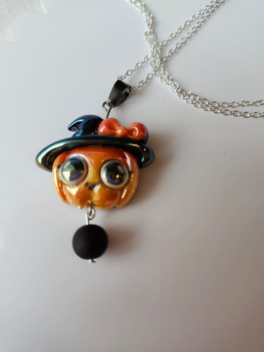 Kawaii Pumpkin Necklace